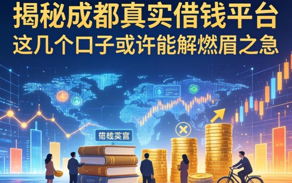 揭秘成都真实借钱平台，这几个口子或许能解燃眉之急