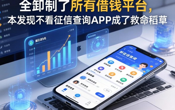 我卸载了所有借钱平台，却发现不看征信查询的app成了救命稻草
