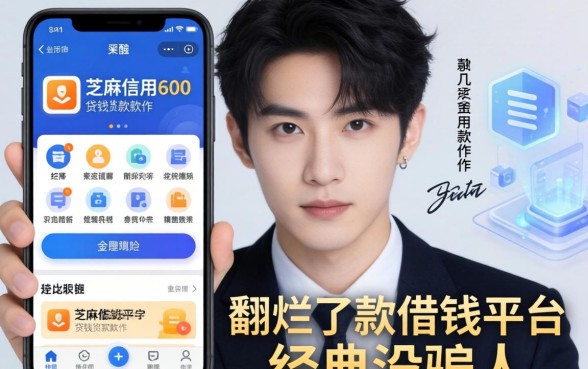 我翻烂了芝麻信用600贷款软件，发现这几款借钱平台经典广告没骗人