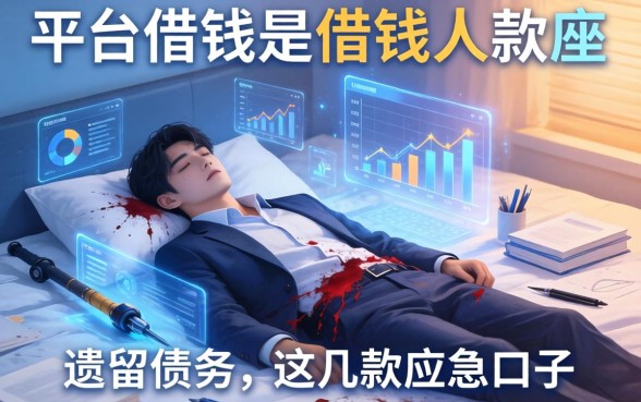 关于平台借钱但是借钱人死了的遗留债务与这几款应急口子