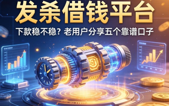 发条借钱平台介绍，下款稳不稳？老用户分享五个靠谱口子