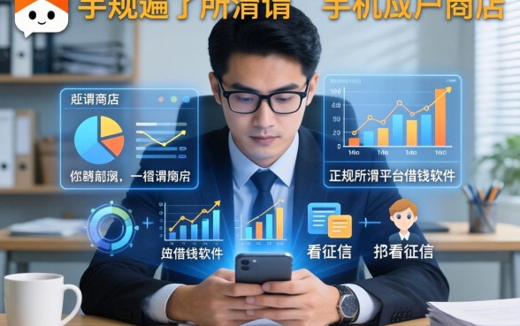 我翻遍了手机应用商店，发现所谓的正规平台借钱软件和不看征信查询的平台，背后真相让人意外