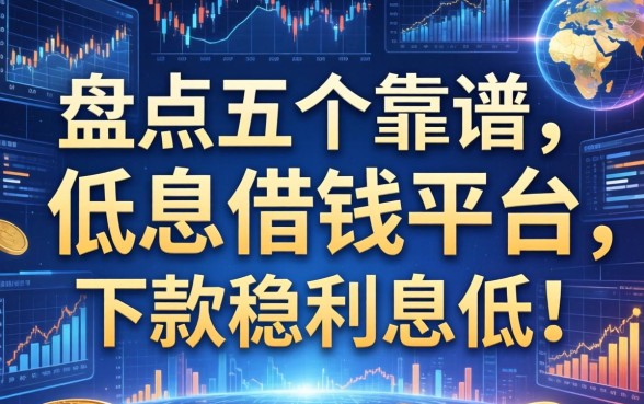 盘点五个靠谱的低息借钱平台，下款稳利息低，这篇解答很关键