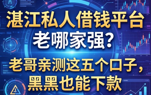湛江私人借钱平台哪家强？老哥亲测这五个口子，黑户也能下款