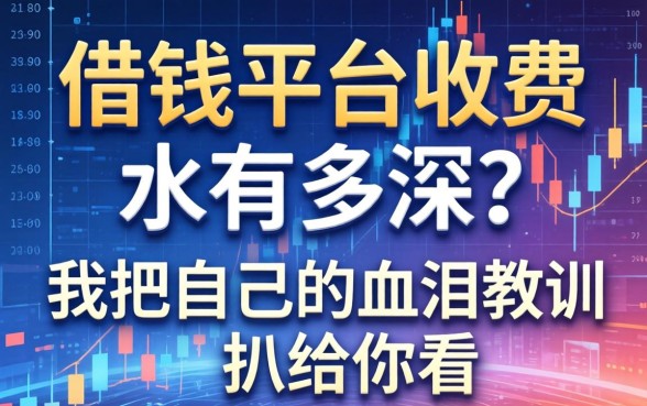 借钱平台收费的水有多深？我把自己的血泪教训扒给你看