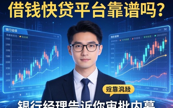 借钱快贷平台靠谱吗？银行经理告诉你审批内幕