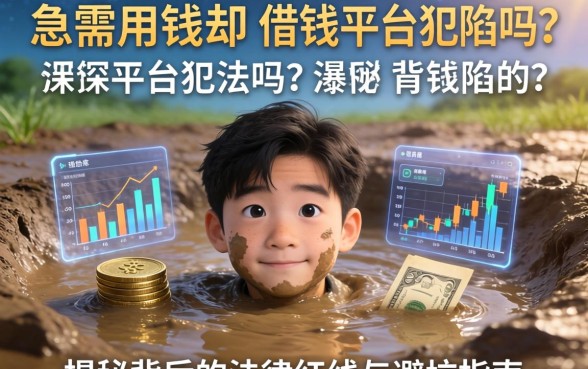 急需用钱却深陷泥潭？借钱平台犯法吗？揭秘背后的法律红线与避坑指南