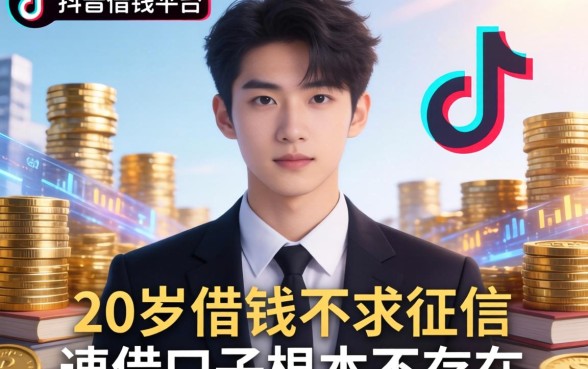 我翻遍了抖音借钱平台，发现20岁借钱不求征信速借口子根本不存在