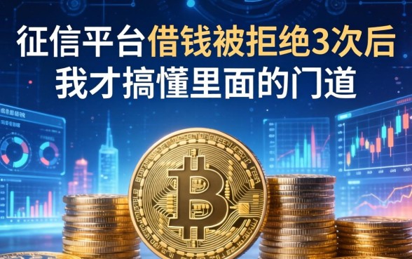 征信平台借钱被拒3次后，我才搞懂里面的门道