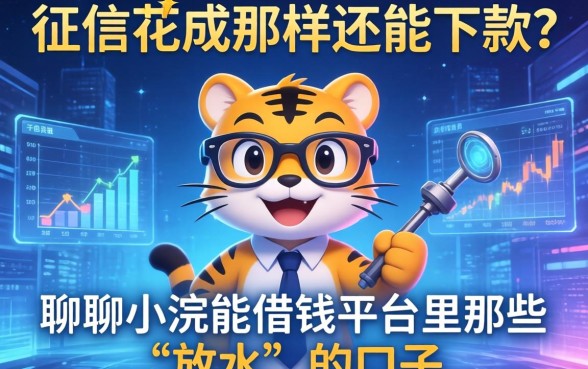 征信花成那样还能下款？聊聊小浣熊借钱平台里那些“放水”的口子