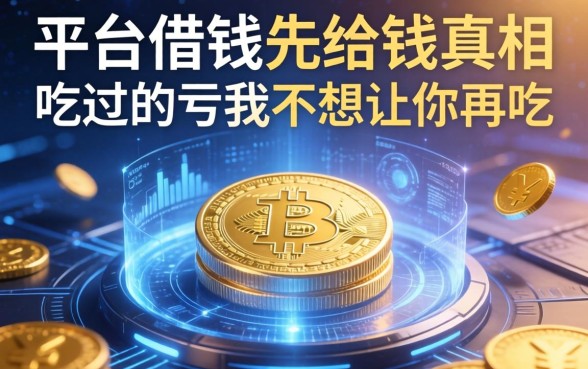 平台借钱先给钱的真相，吃过的亏我不想让你再吃