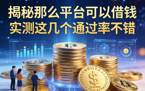 揭秘那么平台可以借钱，实测这几个通过率不错