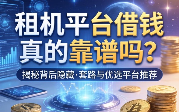 租机平台借钱真的靠谱吗？揭秘背后隐藏的套路与优选平台推荐