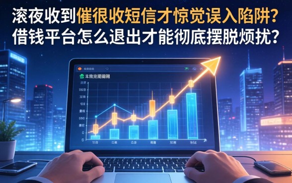 深夜收到催收短信才惊觉误入陷阱？借钱平台怎么退出才能彻底摆脱烦扰？