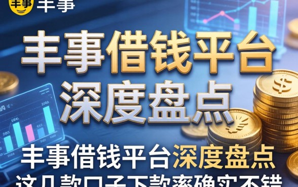 丰巢借钱平台深度盘点，这几款口子下款率确实不错