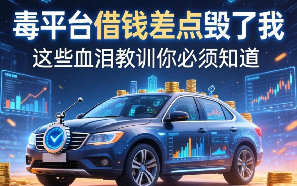 毒平台借钱差点毁了我，这些血泪教训你必须知道