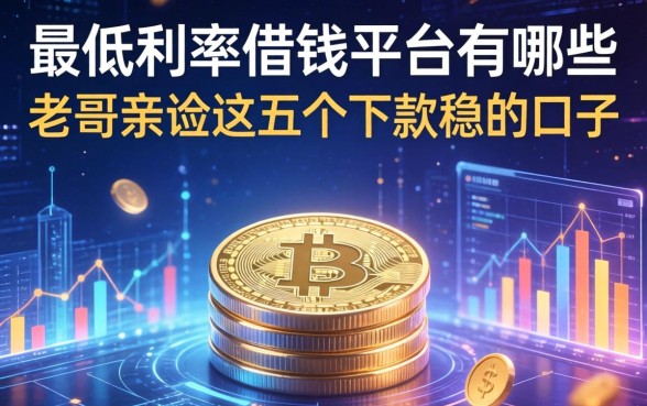 最低利率借钱平台有哪些？老哥亲测这五个下款稳的口子