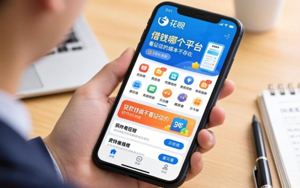 我翻遍了手机，发现花呗在哪个平台可以借钱和贷款好做不看征信的软件根本不存在