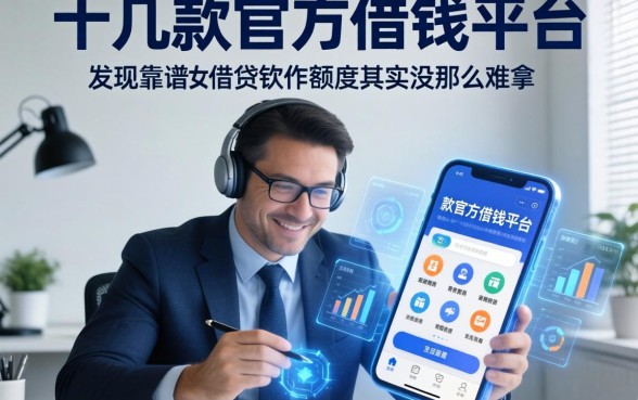我翻了十几款官方借钱平台，发现靠谱的借钱软件额度其实没那么难拿