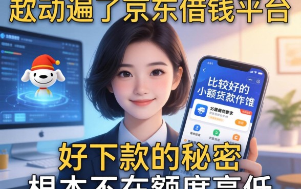 我翻遍了京东借钱平台和比较好的小额贷款软件，发现好下款的秘密根本不在额度高低