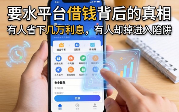 手机平台借钱背后的真相：有人省下几万利息，有人却掉进陷阱