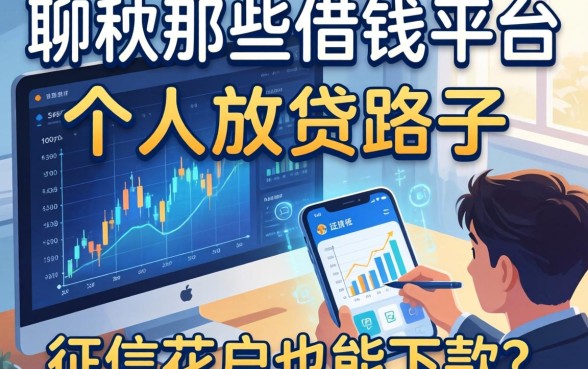 聊聊那些借钱平台个人放贷的路子，征信花户也能下款？