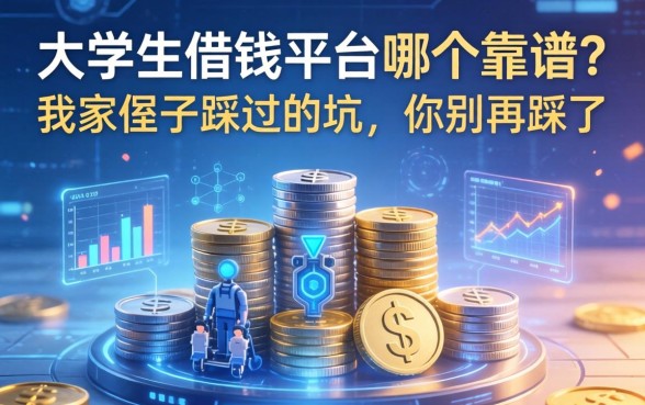 大学生借钱平台哪个靠谱？我家侄子踩过的坑，你别再踩了