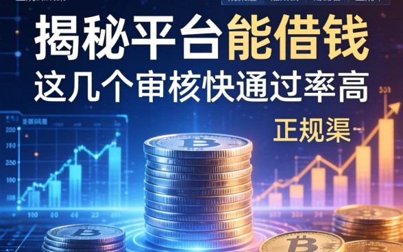揭秘平台能借钱的正规渠道，这几个审核快通过率高