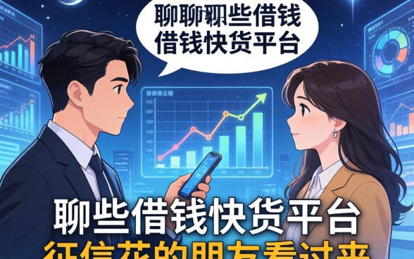 聊聊那些借钱快货平台，征信花的朋友看过来