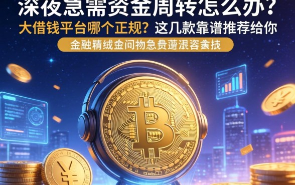 深夜急需资金周转怎么办？大借钱平台哪个正规？这几款靠谱推荐给你