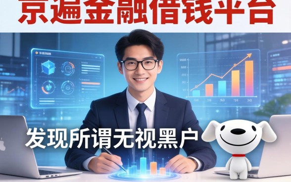 我翻遍了京东金融借钱平台，发现所谓无视黑户百分百下款软件背后的真相并不简单