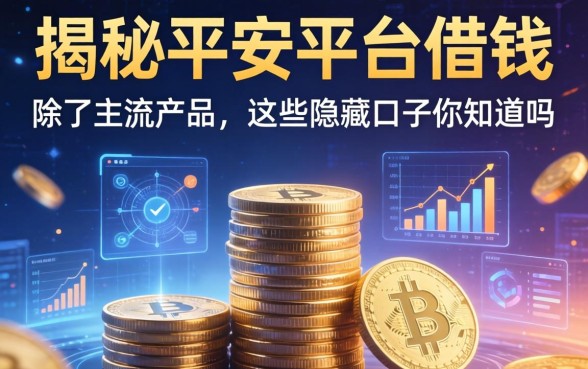 揭秘平安平台借钱：除了主流产品，这些隐藏口子你知道吗