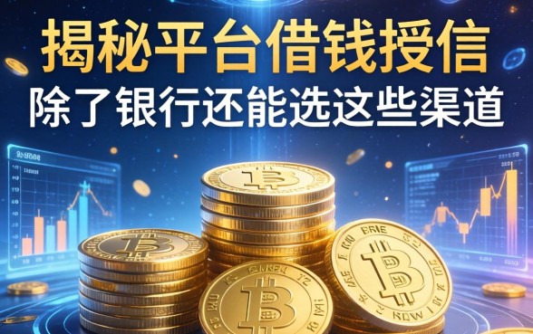 揭秘平台借钱授信：除了银行还能选这些渠道