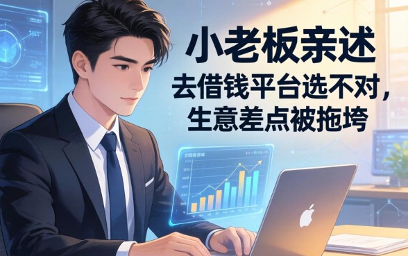 小老板亲述：去借钱平台选不对，生意差点被拖垮