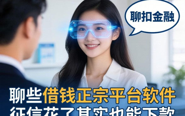 聊聊那些借钱正宗平台软件，征信花了其实也能下款