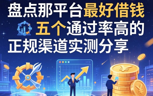 盘点那平台最好借钱，五个通过率高的正规渠道实测分享