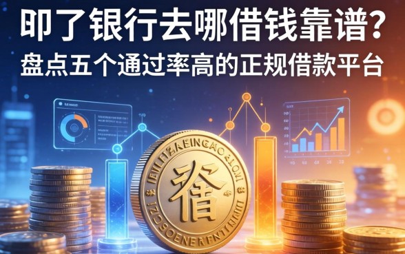 除了银行去哪借钱靠谱？盘点五个通过率高的正规借款平台