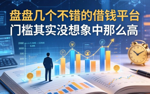 盘点几个不错的借钱平台，门槛其实没想象中那么高