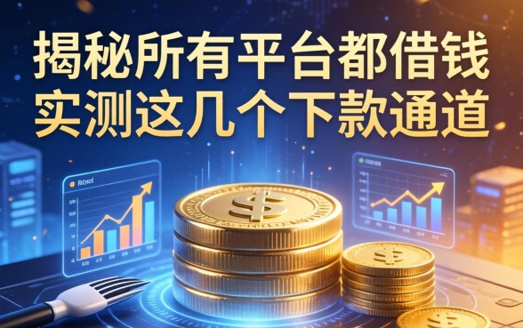 揭秘所有平台都借钱：实测这几个下款通道