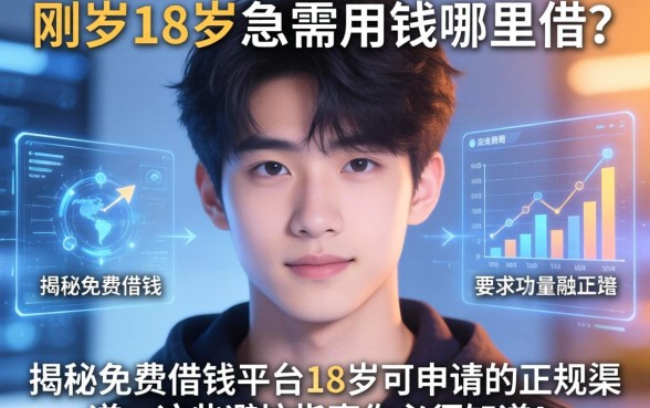 刚满18岁急需用钱哪里借？揭秘免费借钱的平台18岁可申请的正规渠道，这些避坑指南你必须知道！