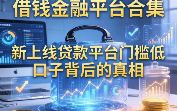 我整理了借钱金融平台合集，发现新上线贷款平台门槛低口子背后的真相