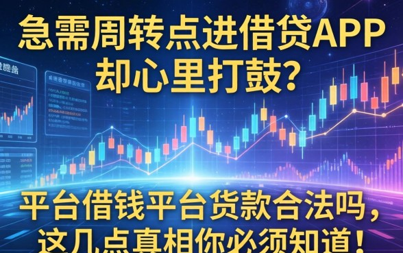 急需周转点进借贷APP却心里打鼓？平台借钱平台货款合法吗，这几点真相你必须知道！