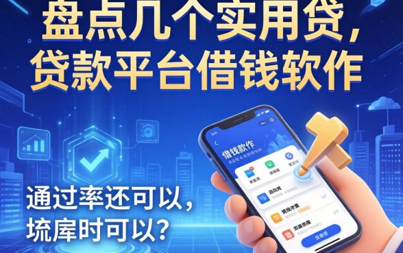 盘点几个实用的贷款平台借钱软件，通过率还可以