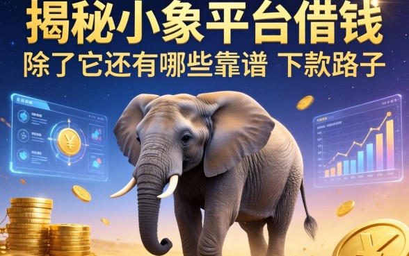 揭秘小象平台借钱：除了它还有哪些靠谱的下款路子