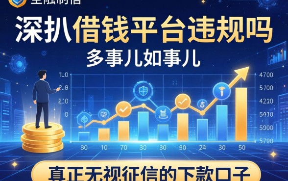 深扒借钱平台违规吗这事儿，分享五个真正无视征信的下款口子