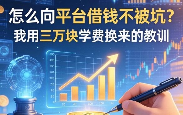 怎么向平台借钱不被坑？我用三万块学费换来的教训