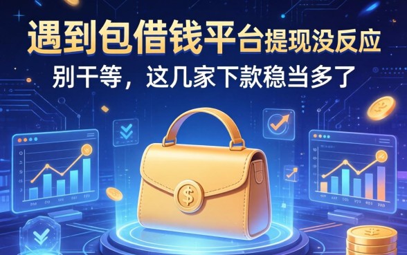 遇到包借钱平台提现没反应别干等，这几家下款稳当多了