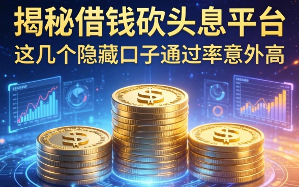 揭秘借钱砍头息平台：这几个隐藏口子通过率意外高