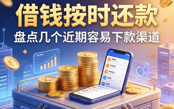 在平台上借钱按时还款，盘点几个近期容易下款的渠道