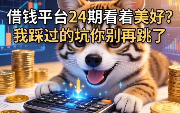 借钱平台24期看着美好？我踩过的坑你别再跳了